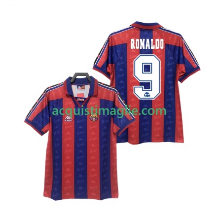 Divisa di Calcio Barcellona RONALDO 9 Retro Prima 1996 1997